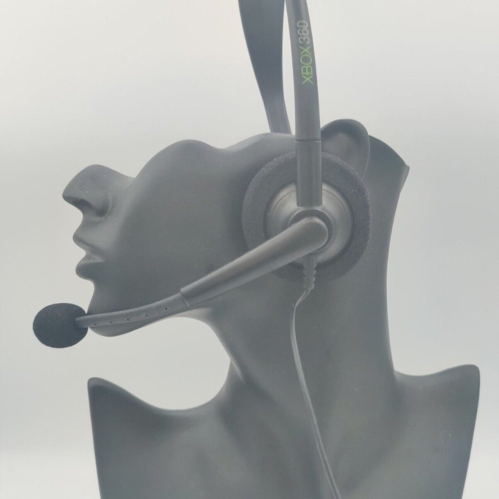 Microsoft Xbox 360 Black Headband Headsets